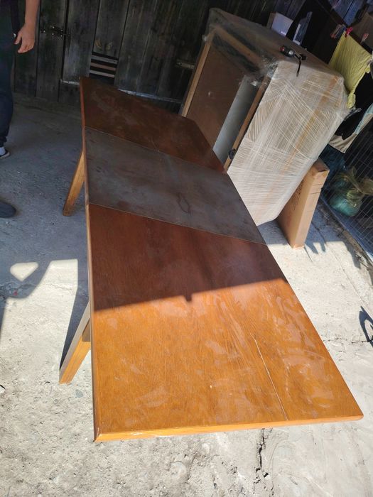 Stół rozkładany do salonu do jadalni + 2 fotele bujane