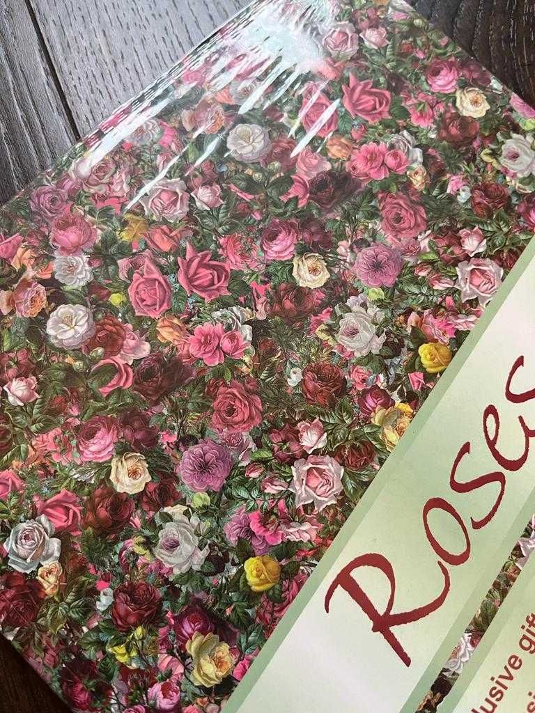 Roses dekoracyjny kolorowy papier do pakowania prezentów róża róże