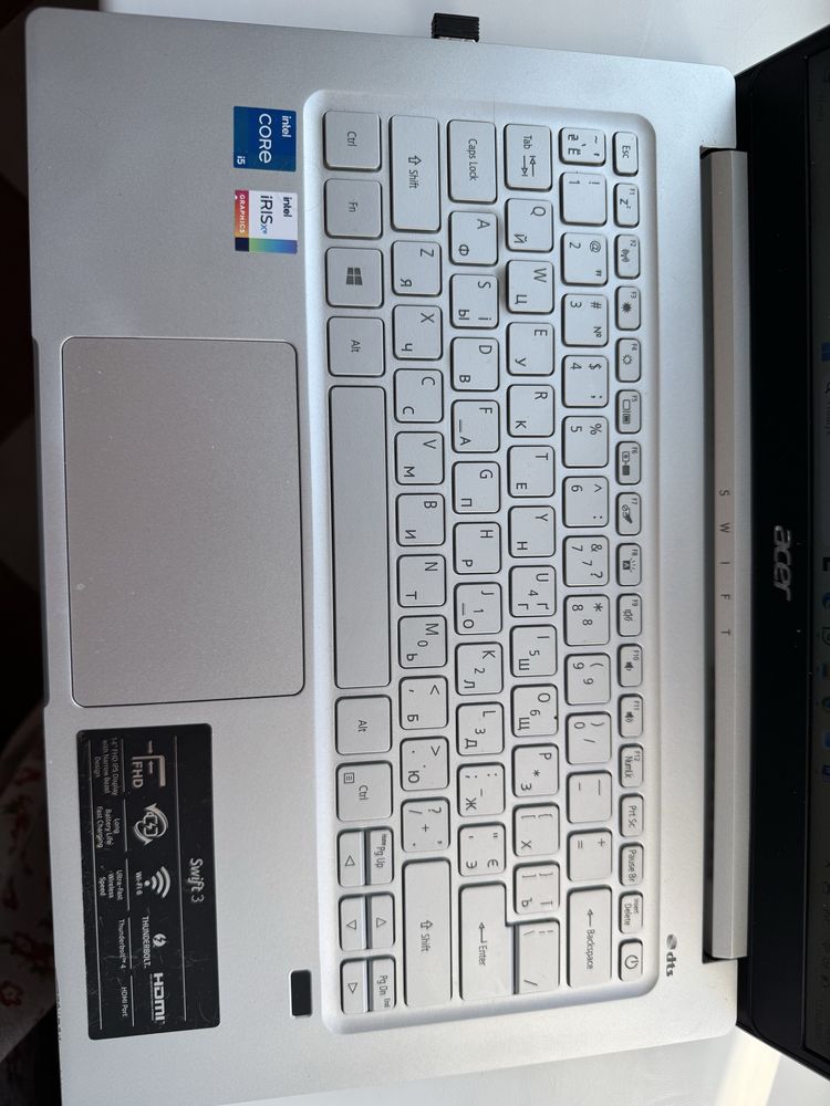 Acer swift 3 silver