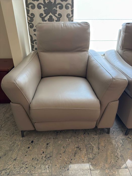 Komplet wypoczynkowy Bostonsofa - Sterowany elektrycznie - Skórzany