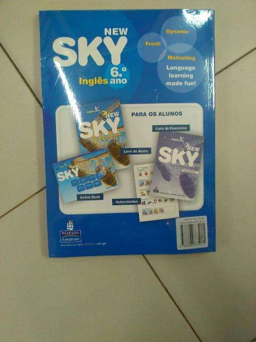 New Sky Inglês 6 Ano Manual e Atividades novos