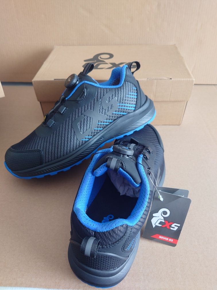 Buty robocze Sportowe Lekkie BOA CXS r.45 Bez podnoska oddychające