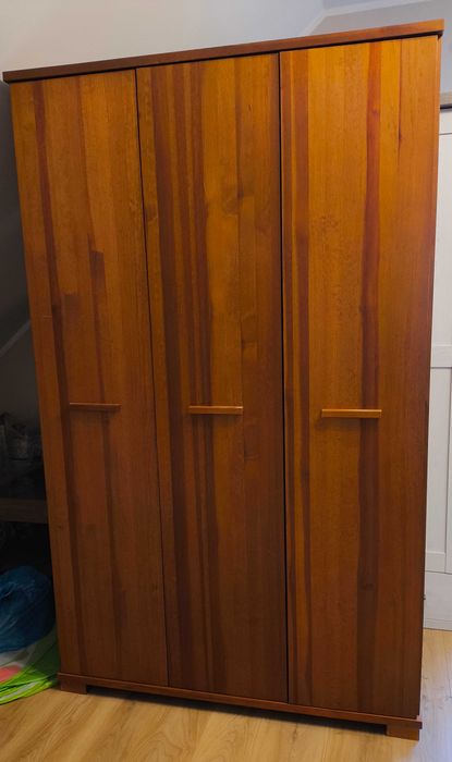 Szafa drewniana 3 drzwiowa - sosnowa