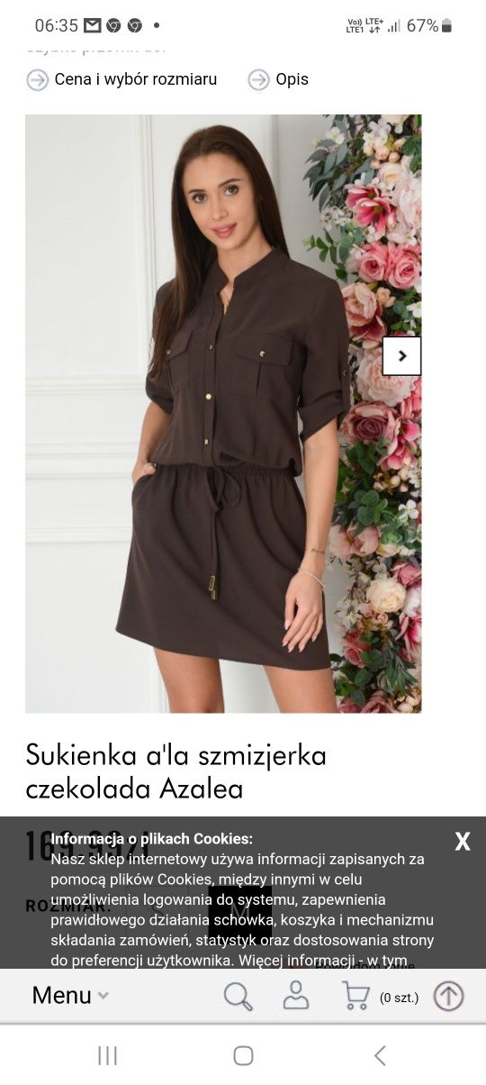 Sukienka l zielona