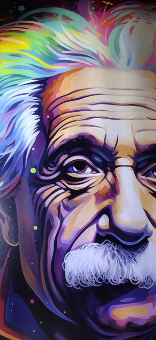 Piękne Umysły - Einstein v1 plakat A3 (29,7 x 42cm)