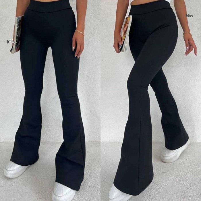 Жіночі трикотажні теплі термо лосіни на флісі термолосини на зиму