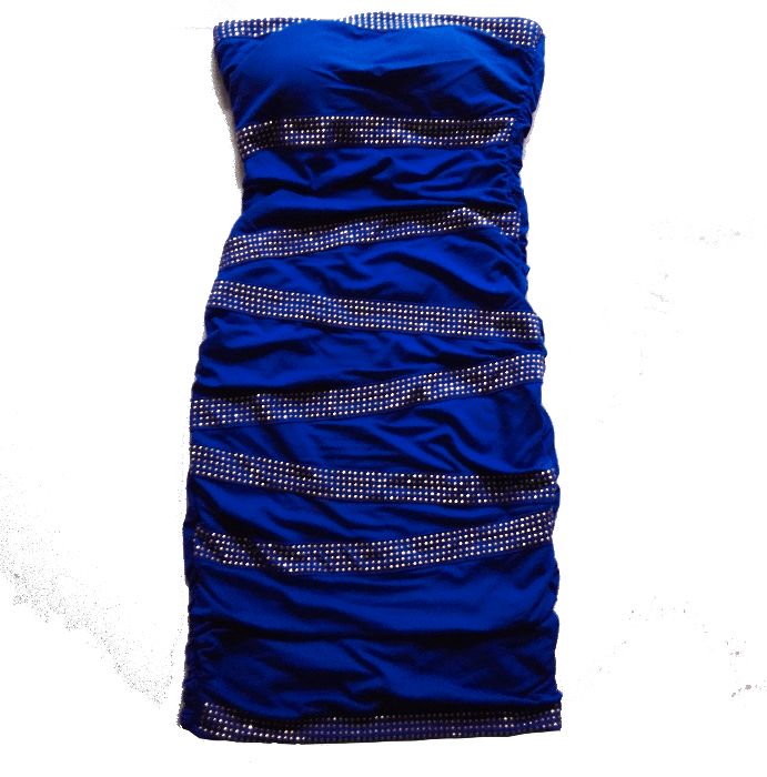 Синее платье в обтяжку Tally Weijl XS