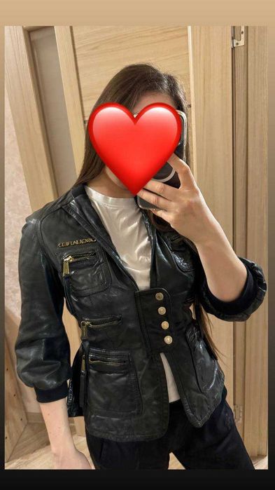 жіноча шкіряна куртка Dsquared, розмір S