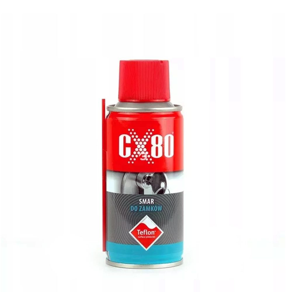 CX80 Smar do zamków 150ml spray do czyszczenia i udrażniania zamków