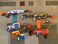 Продам бластери,Nerf,всі робочі,в дуже хорошому стані,без дефектів