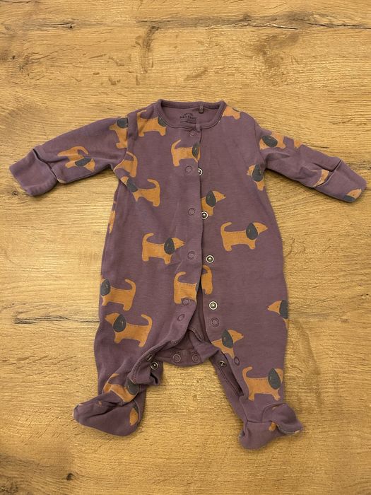 Pajacyk Next Baby - fioletowy, rozmiar 56