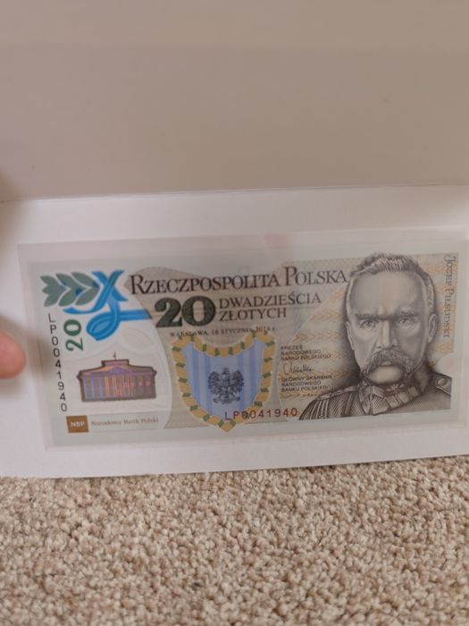 Banknot 20zł - Józef Piłsudski - 2014r. NBP