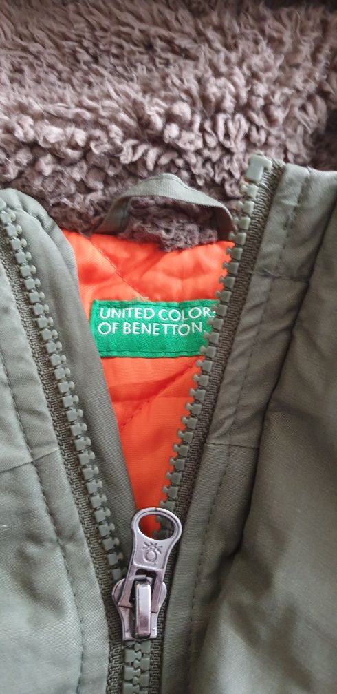 Kurtka zimowa United Color Of Benetton typu parka