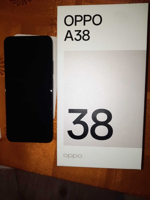 Smartfon Oppo A38 RAM 4GB Pamięć 128 GB Aparat 50 Mpx Czarny Nowy