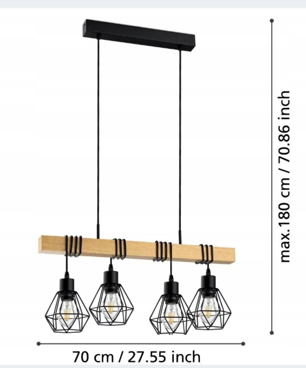 Lampa EGLO TOWNSHEND 5  43132 
Cena 150 zł