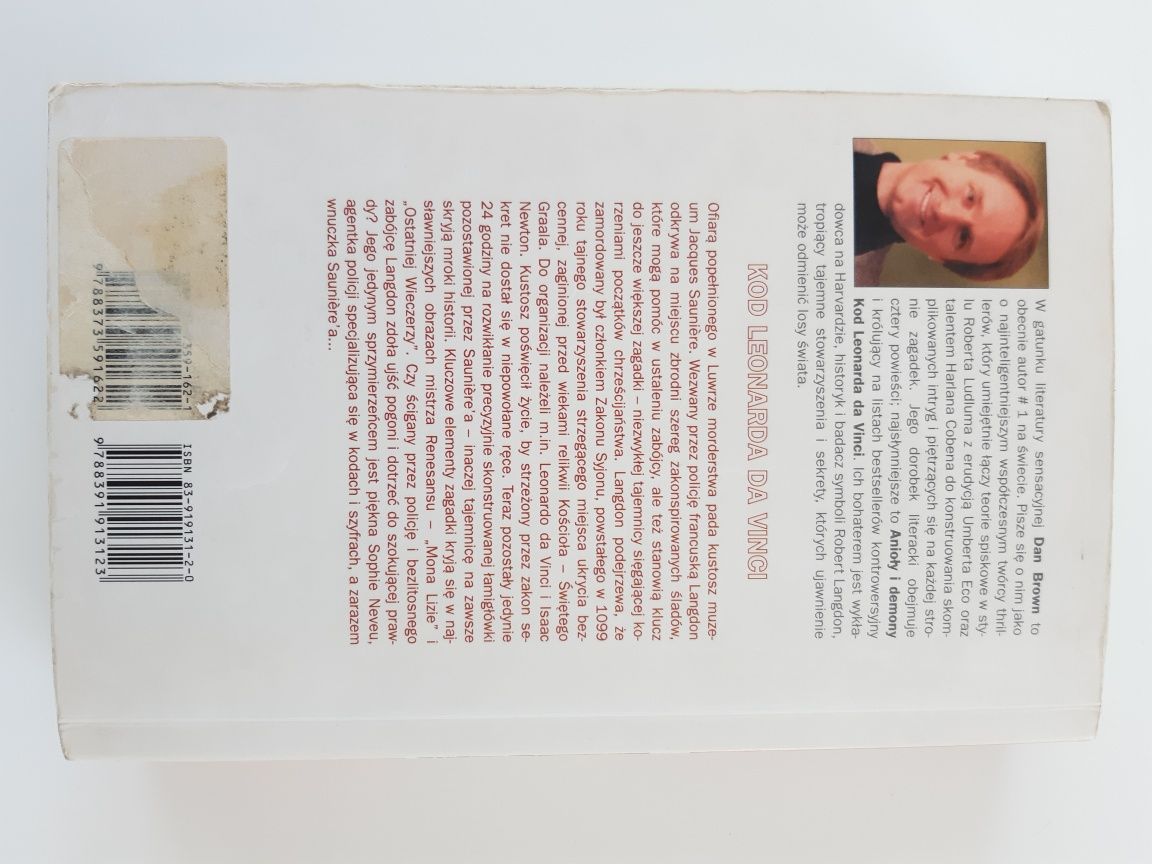 Dan Brown - "Kod Leonarda da Vinci" (książka - bestseller!]