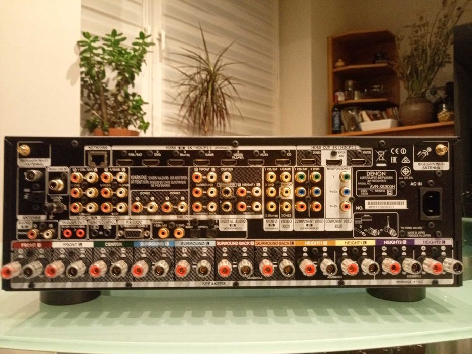 Denon AVR-X6300H Aktualizacja Auro-3D, Dolby Atmos, 11.2 Kanały Heos