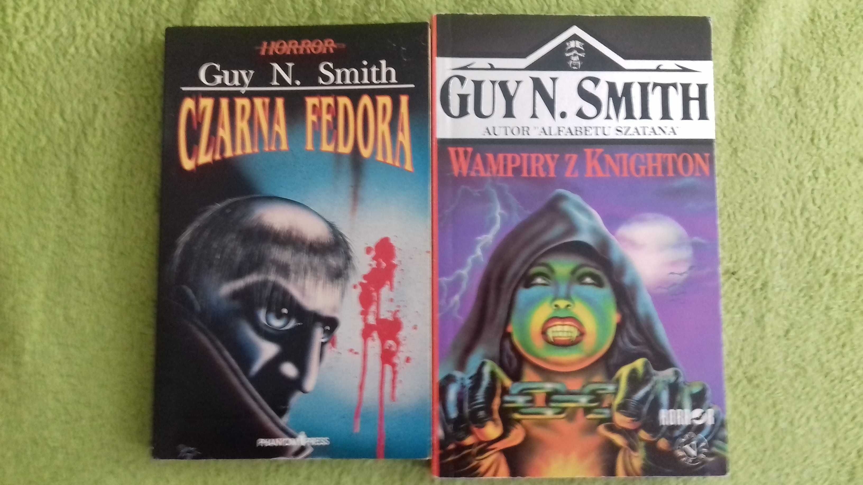 CZARNA FEDORA - WAMPIRY Z KNIGHTON - Guy N. Smith komplet Horror