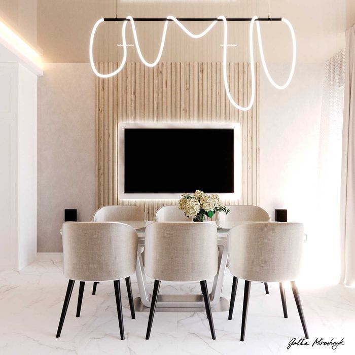 Дизайн інтер'єру, візуалізація+креслення, авторський супровід.