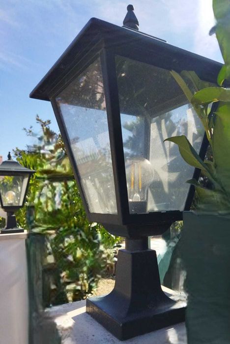 O rústico está na moda, excelentes candeeiros de ferro