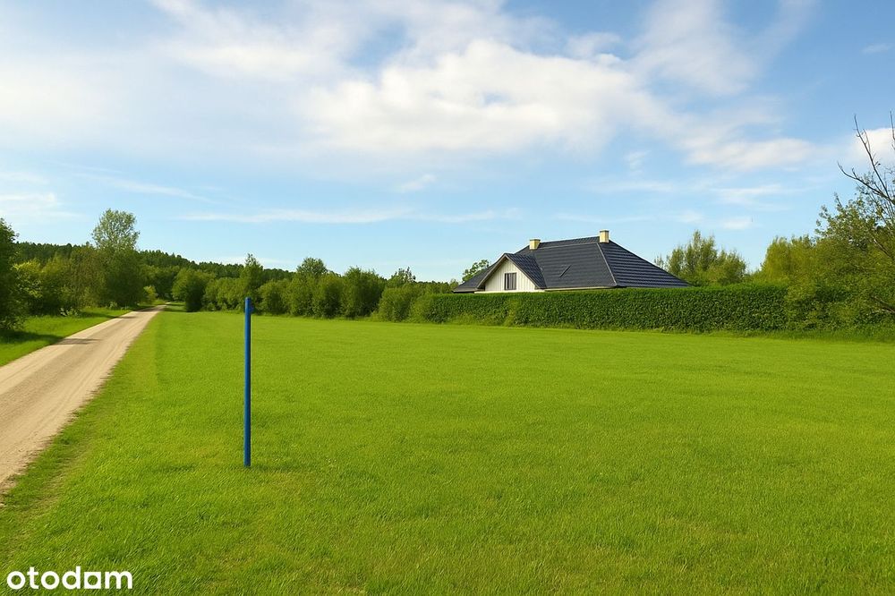 Działka pod zabudowę jednorodzinną w ustronnym miejscu