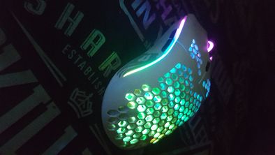 Rato Glorious Model O 12000DPI Branco, GloriousBungee, Tapete Razer