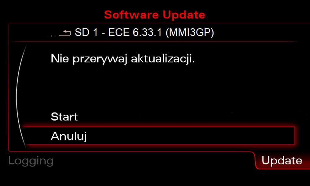 Audi MMI 3G Plus mapa 6.33.1 2021 A4 A5 A6 A7 A8 Q3 Q5 Q7 nawigacja