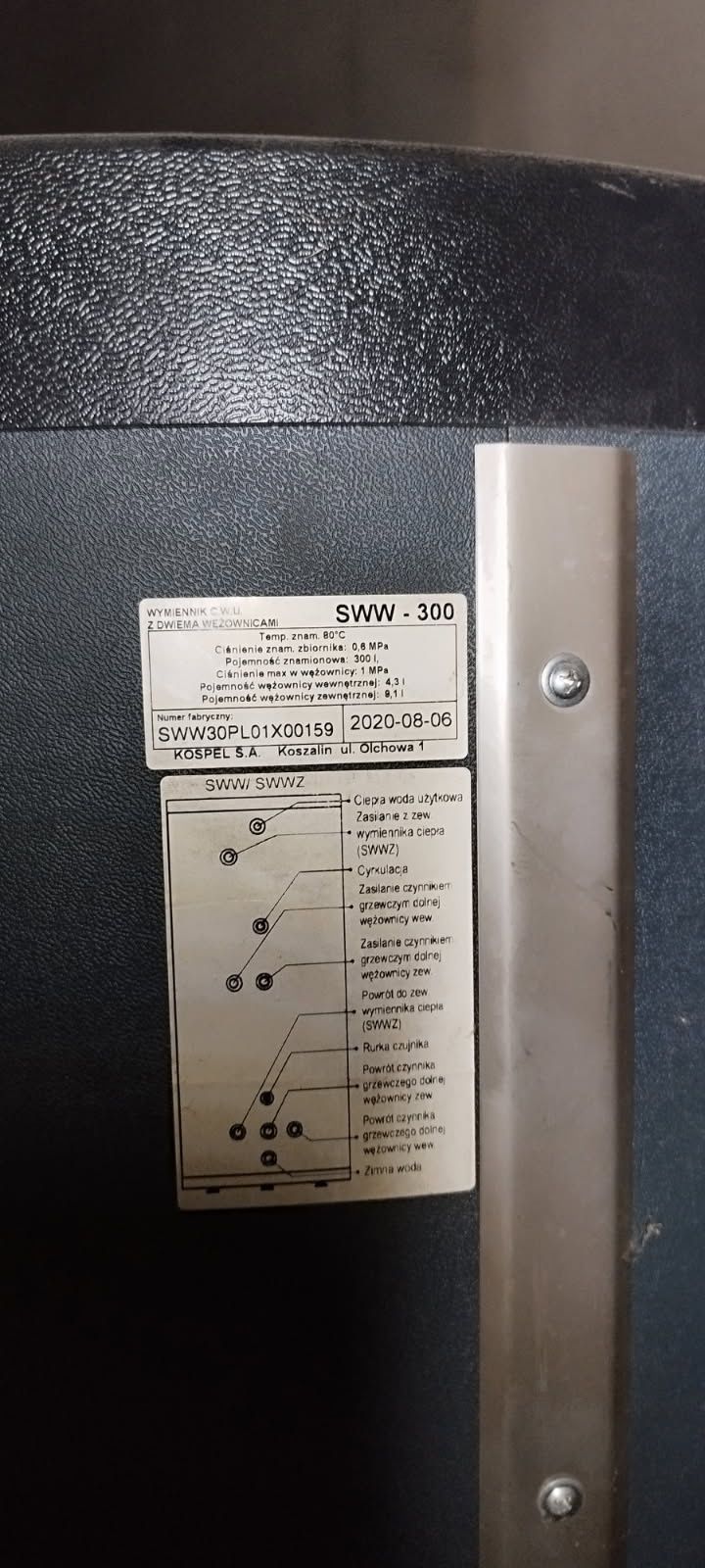 Bojler  Kospel SWW 300L