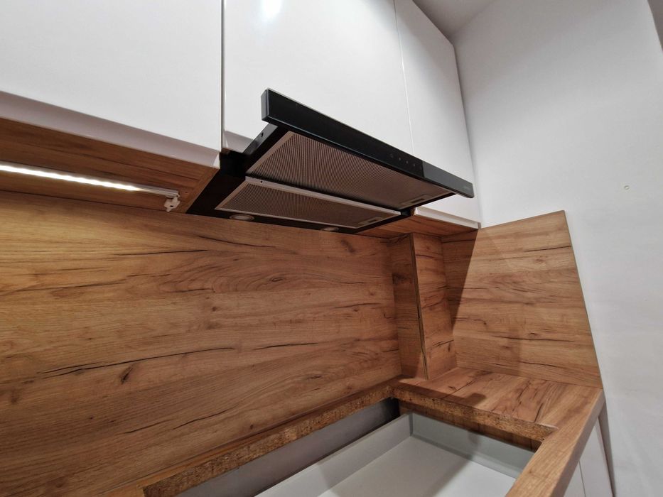 Meble kuchenne + okap i zlewozmywak