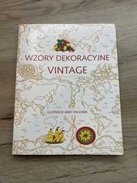 Kolorowanka wzory dekoracyjne vintage