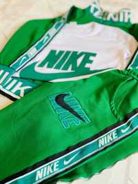 Nike спортивний костюм найк зелений трійка