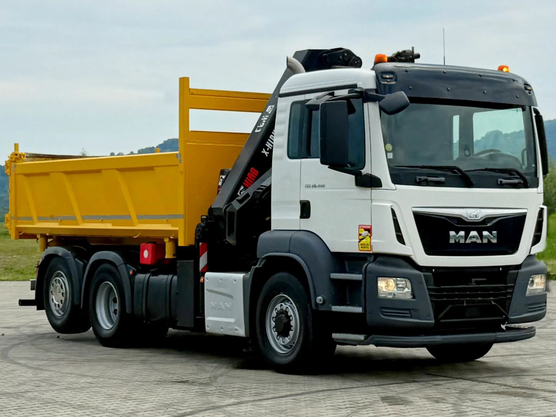 MAN TGS 26.400 *WYWROTKA 4,75m *HIAB X - HIDUO 188 E-3/PILOT *6x4 *STAN BDB