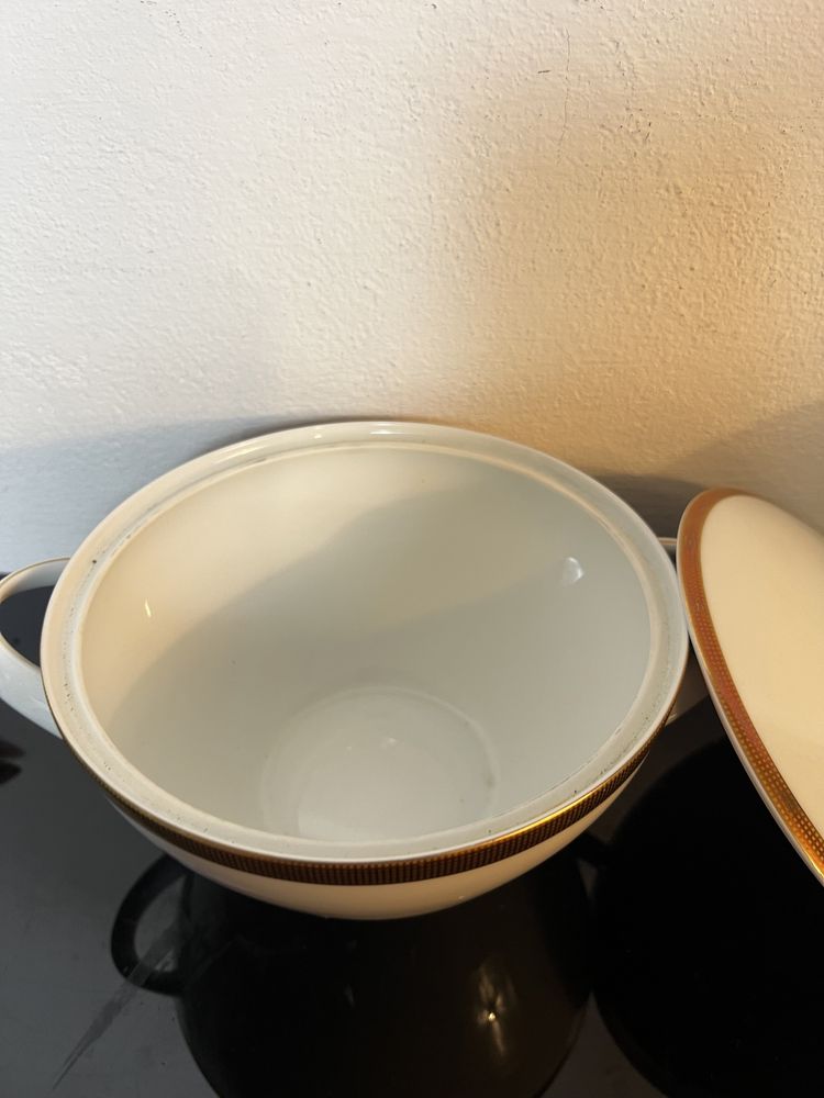 Kolekcjonerska waza na zupę porcelana vintage prl