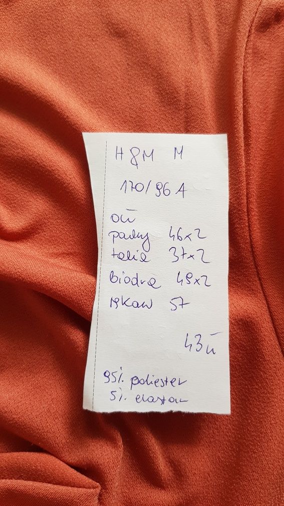 H&m sukienka kopertowy dekolt r 38