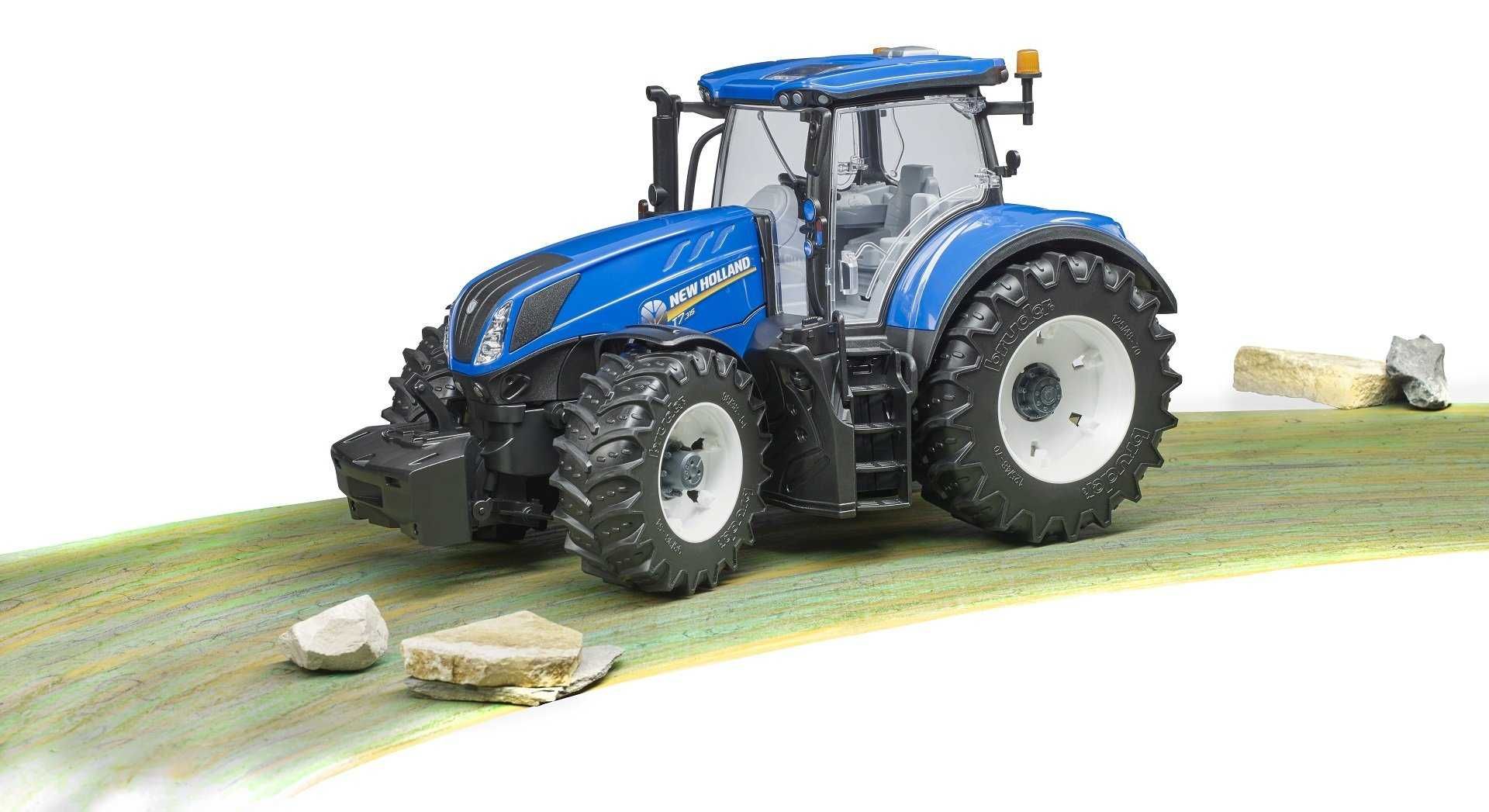 Traktor ciągnik New Holland T7.315 z odkręcanymi kołami Bruder