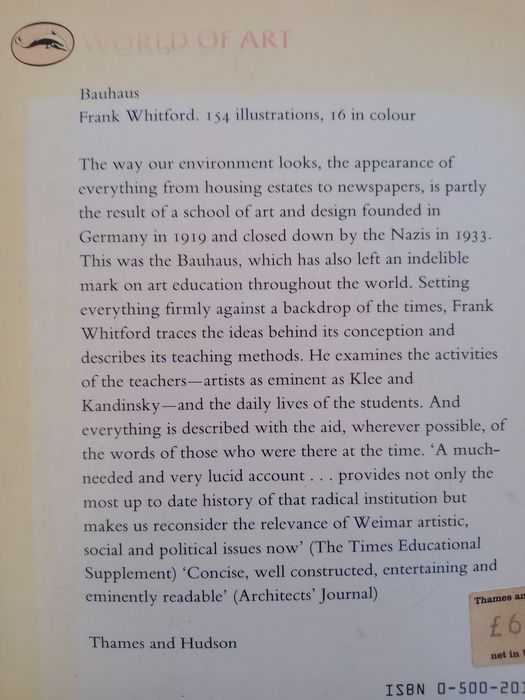 Bahaus de Frank Whitford