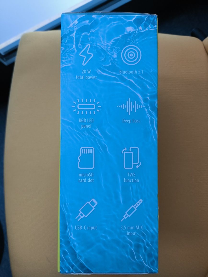 Głośnik Bluetooth LED Forever 20W Nowy