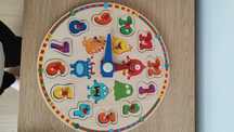 Zegar drewniany puzzle do nauki godzin