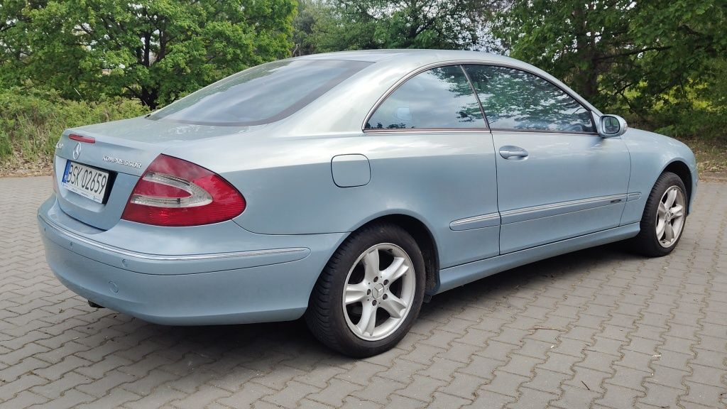 Mercedes CLK200 Kompressor z gazem LPG Android klima 2002r Zamiana