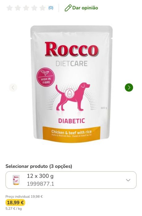 Dieta para cães com diabetes