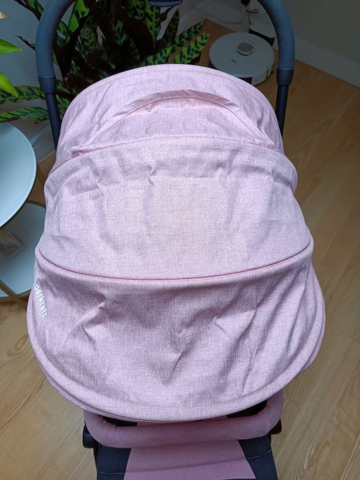 Wózek spacerowy Kinderkraft Indy różowo szary