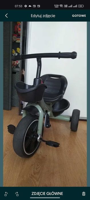 Dziecięcy rowerek trójkołowy
