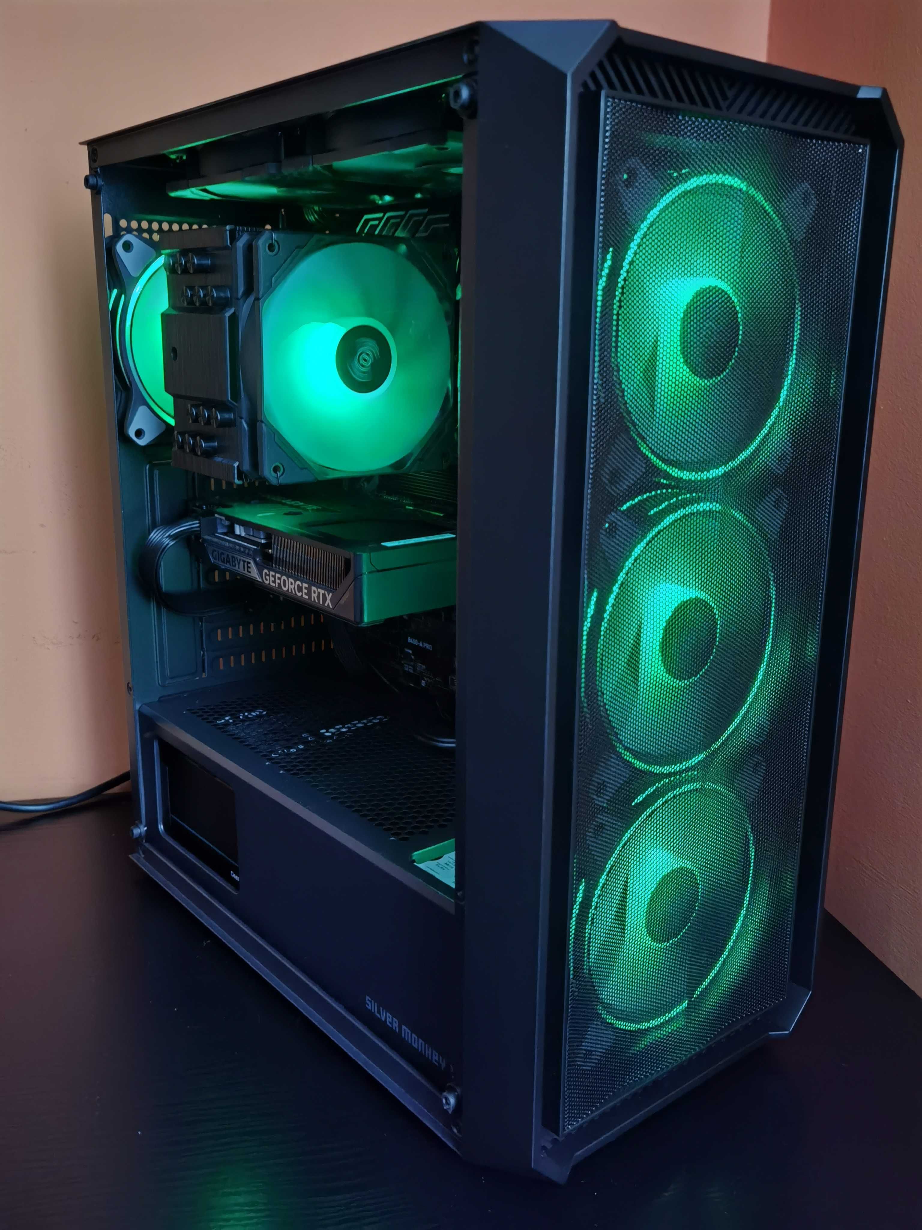 Ryzen 5 5600X, RTX 5060, 32GB RAM, 1TB SSD + HDD Komputer do gier RGB