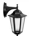Lampa kinkiet zewnętrzny czarny kpl 6 sztuk