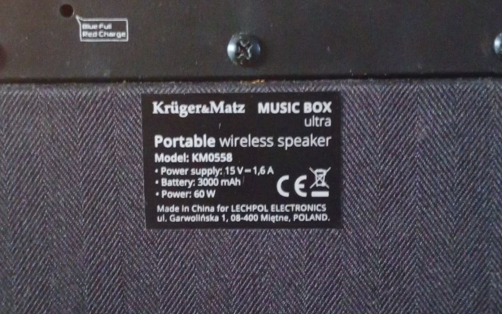 Kolumna - głośnik Kruger&Matz Music Box Ultra KM0558