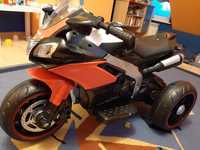 Motocykl dla dziecka trzykolowiec na akumulator quad