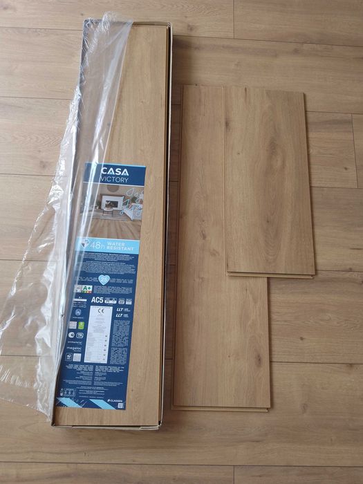 Panele podłogowe 2,6m2 Classen Dąb Verona Casa Victory AC5 wodoodporne