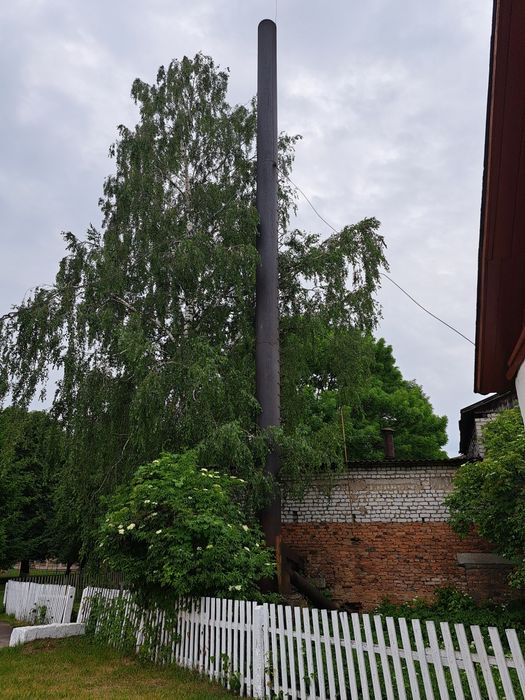 Труба димохода котельні, стальний димохід, труба для  котельні .