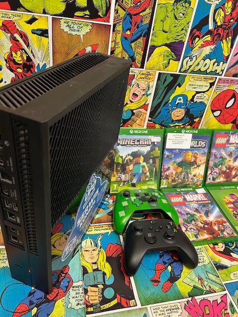 Xbox One + Zestaw Minecraft Lego+2x Pad Gwar 12m Szczecin Ufogames