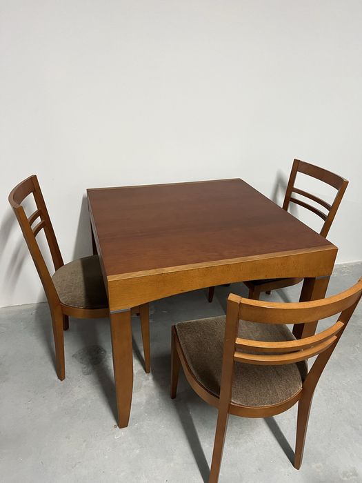 Mesa de jantar, madeira de cerejeira